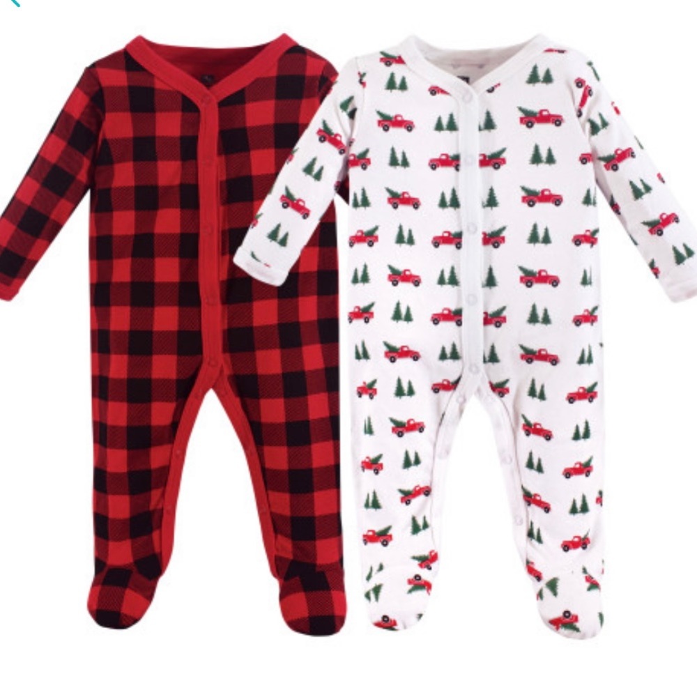 Hudson Baby 2 Sleep n Play Christmas Tree Set